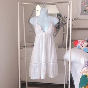 Somedays lovin white embroidered dress XS